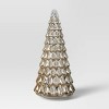 12" Christmas Mercury Lit Glass Tiered Classic Tree Decor  Silver - Wondershop™ - 3 of 4