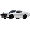 Nissan Skyline 2000 GT-R (KPGC110) RHD (Right Hand Drive) Silver Metallic 1/64 Diecast Model Car by Inno Models - 2 of 3
