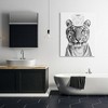 Stupell Industries Tiger Toilet Paper Bathroom, 48" x 36" - 2 of 4