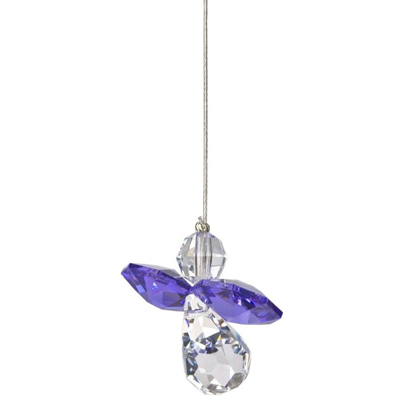 Woodstock Crystal Suncatchers, Crystal Guardian Angel Sapphire, Crystal Wind Chimes For Inside, Office, Kitchen, Living Room Décor, 1"L, 3 of 7