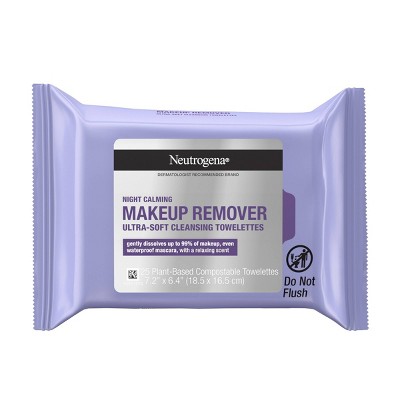 Neutrogena Makeup Remover Night Calming Cleansing Towelettes - 25ct