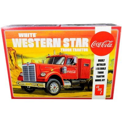 AMT White Western W Star Tractor 1:25 Scale Plastic Model Kit 724 New in Box 