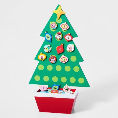 25 Day Wood Christmas Tree Advent Calendar - Wondershop™