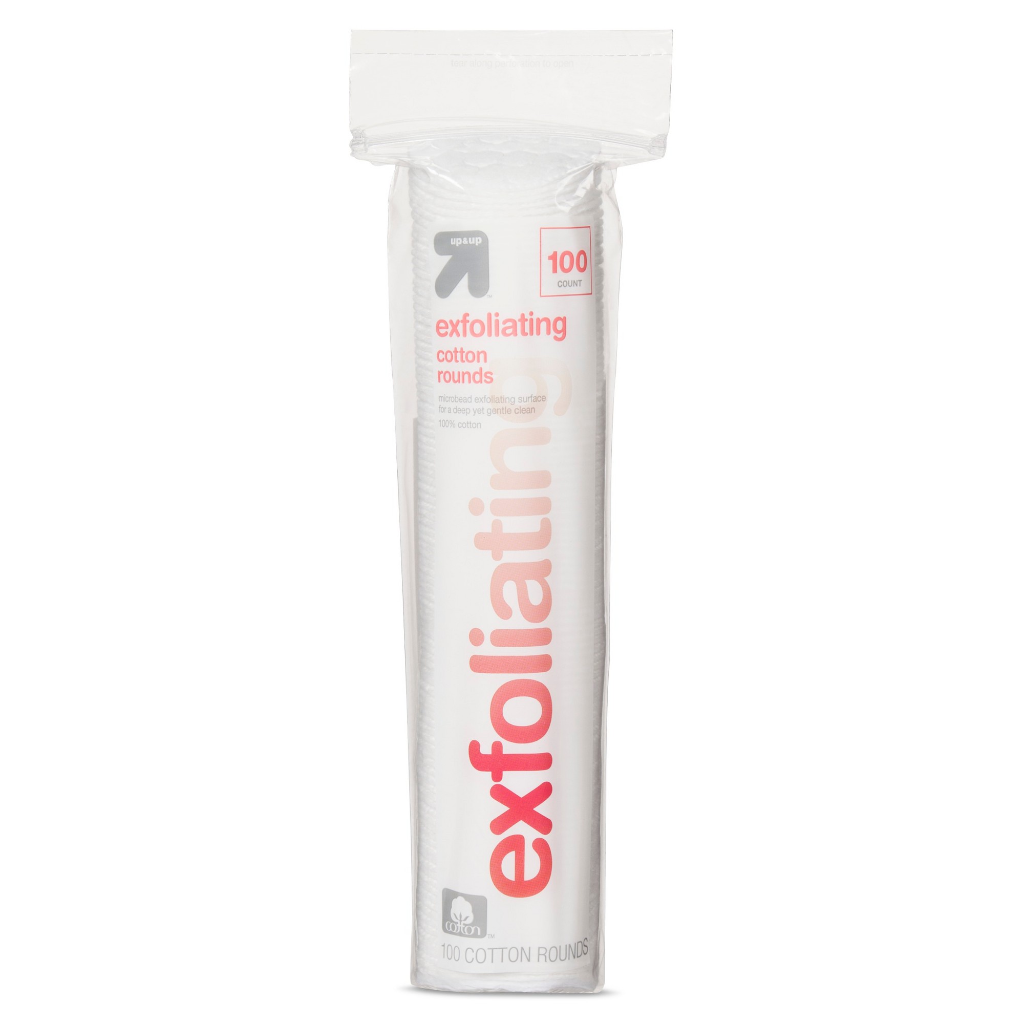 Exfoliating Cotton Rounds - 100ct - Up&Up