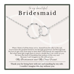 HOPE LOVE SHINE Bridesmaid Necklace – Jewelry Gift for Bridal Party, Bridesmaid Jewelry - 1 of 4