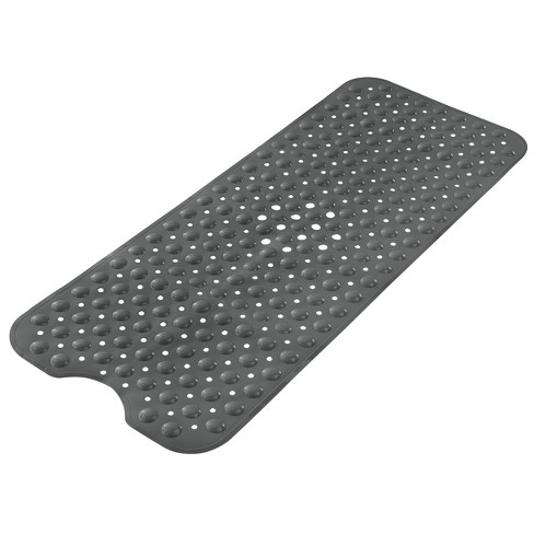 Non Slip Bathtub And Shower Mats 40x16 Extra Long Bath Tub Mat With Suction Cups & Drain Holes - Lux Decor Collection - image 1 of 4