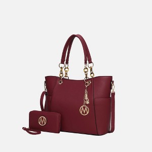 MKF Collection Bonita Vegan Leather Tote Bag with matching Wallet by Mia K - 1 of 4