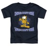Toddler Boys' Garfield Heads Or Tails T-Shirt Navy - 2 of 4