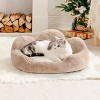 Boersma Round Cat Bed – Washable Fluffy Indoor Pet Couch with Anti-Slip Bottom for Cats, Kittens, Small Dogs & Puppies - 2 of 4