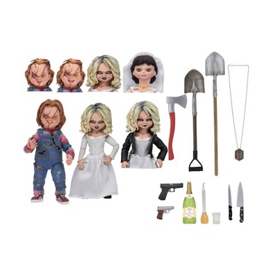 Bride Of Chucky Ultimate Chucky Tiffany 7 Action Figure 2pk Brickseek - roblox bride