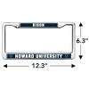 Howard Bison Logo Full Size Standard License Plate Metal Frame - 4 of 4