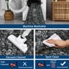 Washable Vintage Area Rug – Non-Slip, Non-Shedding, Stain Resistant Low Pile Carpet for Bedroom, Living Room - 4 of 4