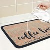 REGALWOVEN Large Diatomaceous Coffee Bar Mat, Quick Dry Dish Drying Mats for Kitchen Counter - 3 of 4