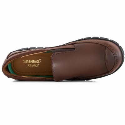 Женские туфли Andrea Comfort Leather Loafers 90582 Brown 7 — фото 4