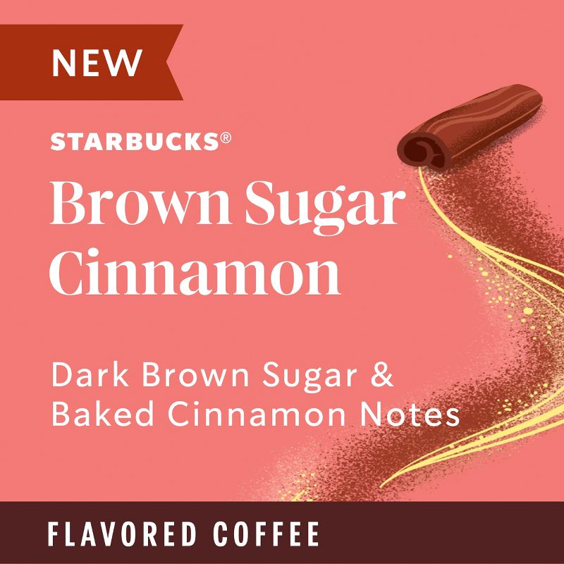 Starbucks Keurig Brown Sugar Cinnamon Coffee Pods - 22 K-Cups, 4 of 10