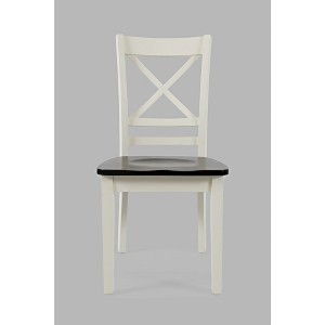 Jofran,Asbury Park Solid Wood Farmhouse Cross-Back Dining Chair (Set of 2) - 1 of 4