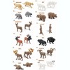 12-Piece North American Animals Figurines Set, Includes Moose, Raccoon, Cougar, Wolf & Beaver for Education and Cake Decor - 4 of 4