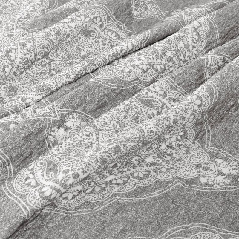 Lucianna Ruffle Edge Cotton Bedspread Set - Lush D&#233;cor, 6 of 8