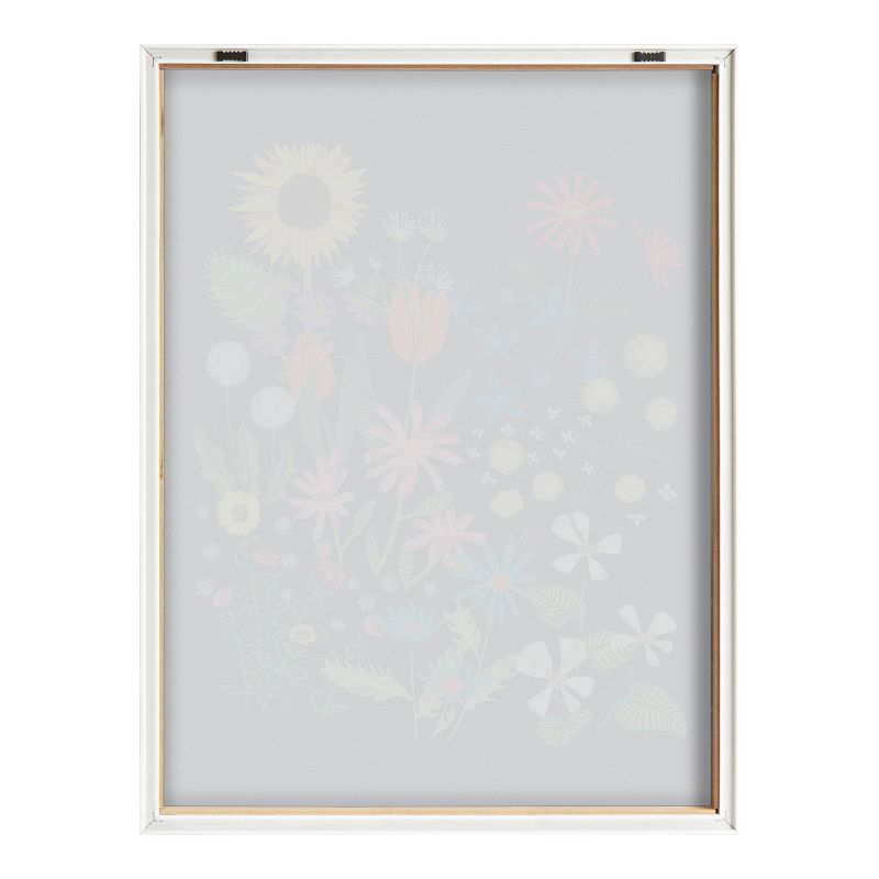 18&#34; x 24&#34; Blake Dark Flora by Hannah Beisang Framed Printed Glass Natural - Kate &#38; Laurel All Things Decor, 5 of 8