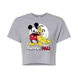 Women's - Disney - Awww Pal Cropped Graphic T-Shirt - 1 of 4