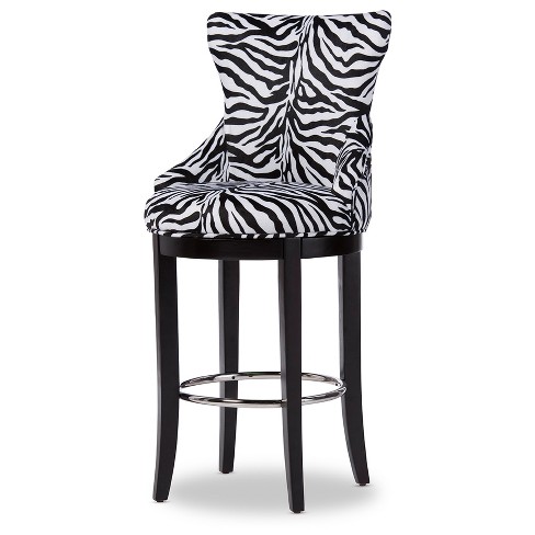 Zebra print 2024 bar stools