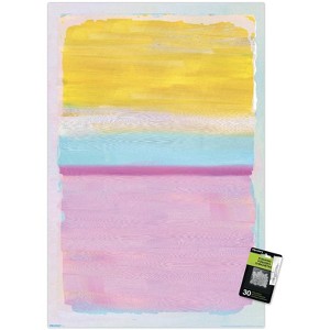 Trends International Reinders: Abstract - Colorful Squares in Pink and Yellow Unframed Wall Poster Prints - 1 of 4