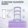 KTMBDW Luggage 3 Piece Set Suitcase Spinner Hardshell Lightweight TSA Lock (Gradient) - 4 of 4