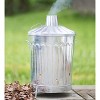 Plow & Hearth - Galvanized Metal Garden Incinerator Can - Made from Durable 28-Gauge Metal - 3 of 4