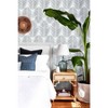 NextWall Paradise Palm Peel and Stick Wallpaper Gray: Vinyl, Self-Adhesive, Botanical Leaf Pattern, Repositionable, Washable - 3 of 4