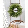 24 Inch Real Norfolk Pine Cedar Wreath Winter Indoor Outdoor Porch Wall Realistic Artificial Home Decor - 2 of 4