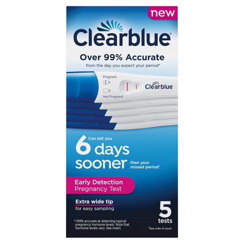 Clear blue test online embarazo