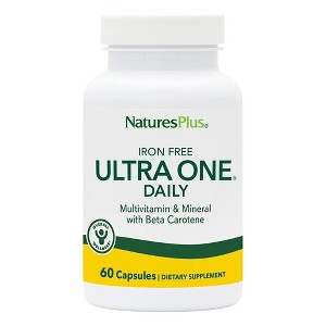 Ultra One Daily Caps - Iron Free by Nature's Plus  -  60 Capsule - 1 of 2