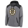 NHL Boston Bruins Men's Gray Poly Hooded Sweatshirt - 2 of 3