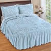 Collections Etc Abigail Ruffled Chenille Bedsp - 2 of 3