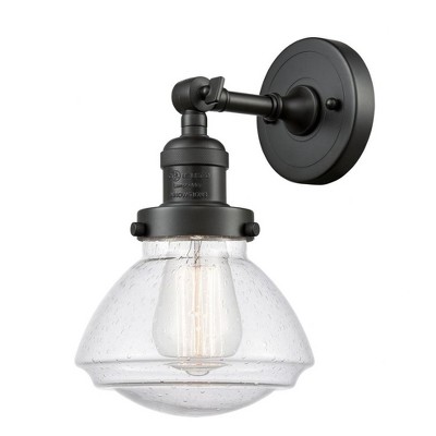 Olean - 1 Light Wall Sconce In Industrial Style-7.75 Inches Tall and 6.75 Inches Wide