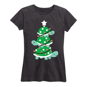 Women's - Instant Message - Turtle Tree Short Sleeve Graphic T-Shirt - 1 of 4