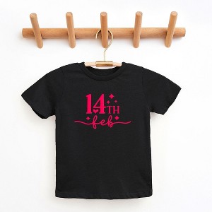 The Juniper Shop 14th Feb Stars Puff Print Toddler Short Sleeve Tee - 1 of 3