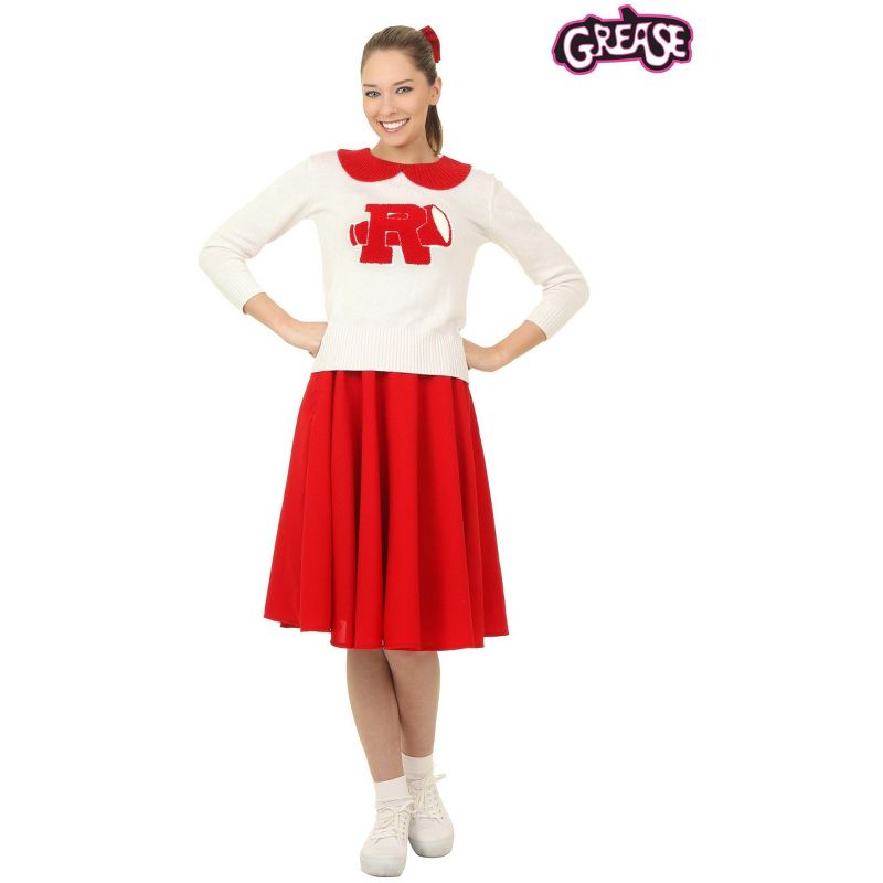 HalloweenCostumes.com Grease Plus Size Womens Rydell High Cheerleader Costume., 2 of 3