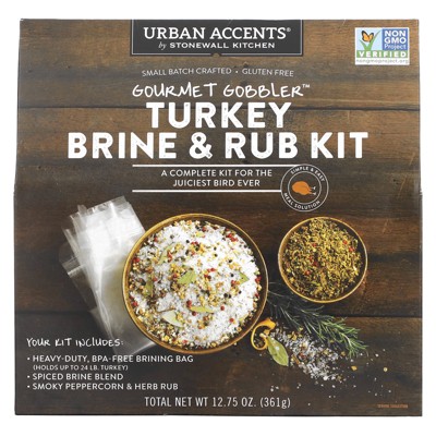 Urban Accents Gourmet Gobbler, Turkey Brine & Rub Kit, 12.75 oz (361 g)