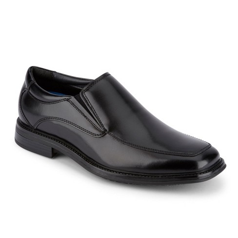 Mens black slip store resistant dress shoes