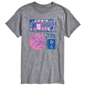 Men's - Instant Message - Japanese Panels Short Sleeve Graphic T-Shirt - 1 of 4
