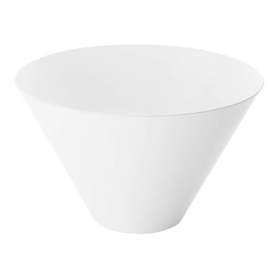 Smarty Had A Party 96 oz. White Deep Plastic Serving Bowls - 24 pcs