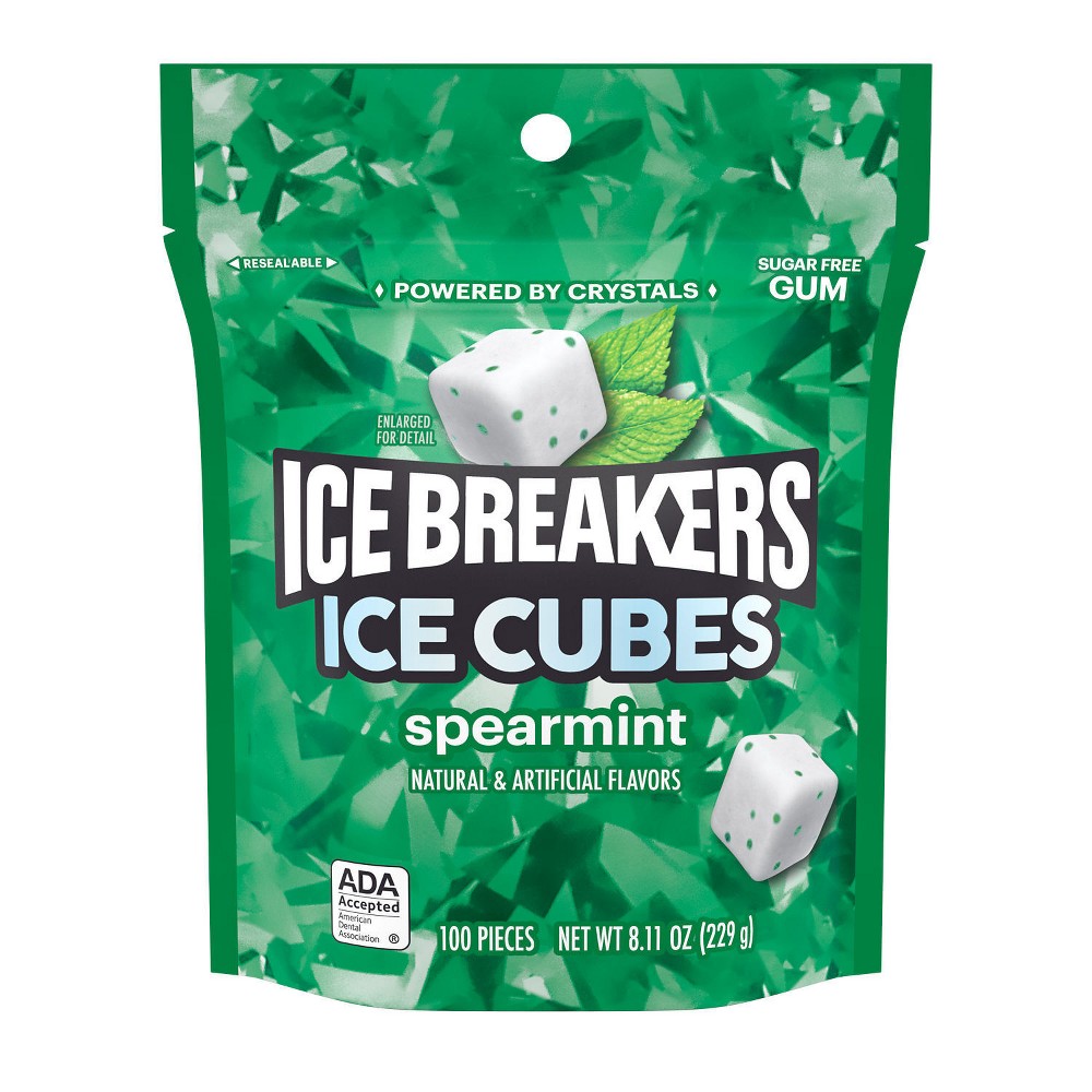 Hershey Ice Breakers Ice Cubes Spearmint package