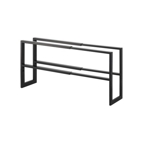 Yamazaki Home - Expandable Shoe Rack - Two Sizes - Steel - Double - Black - image 1 of 4