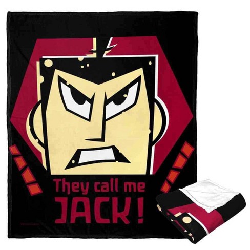 Cartoon Network Samurai Jack They Call Me Jack Silk Touch Throw Blanket 50x60 Inches - image 1 of 4