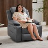 Power Recliner Chairs for Adults, Recliner with Power Headrest & Charging Ports, Electric Recliner Sofa Chair for Living Room - 2 of 4
