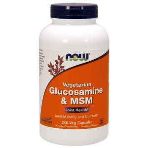 Vegetarian Glucosamine and MSM by Now Foods  -  240 VegCap - 1 of 2