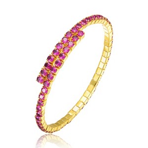 Guili Cubic Zirconia Tennis Bracelet Featuring Sparkling Clear Stones for a Classic, Elegant, and Timeless Jewelry Accent Piece - 1 of 3