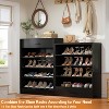 Besiost Shoe Cabinet with Wood Drawers, Closet Shoe Rack Organizer - - 4 of 4
