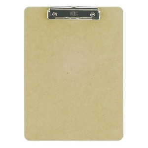 Officemate Recycled Clipboard, Letter Size, Wood, Low Profile Clip (Pack of 10) - 1 of 1